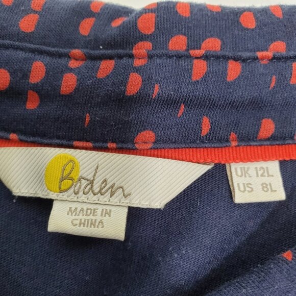 Boden Dress Size 8L Susannah Shirt Dress Long Size 8L Button Down with belt - Picture 6 of 14